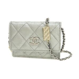 Chanel Mini Matelasse Chain Card Shoulder